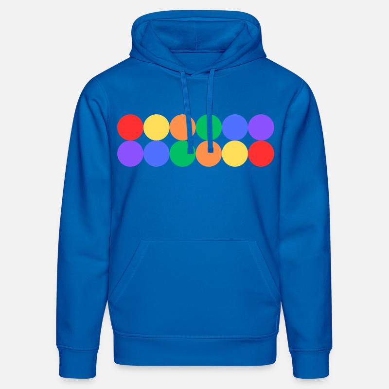Fierté arc-en-ciel - Sweat à capuche bio DRUMMER Stanley/Stella Unisexe - bleu roi