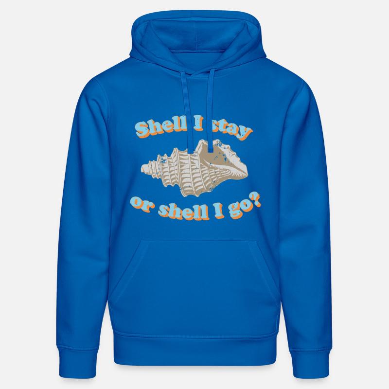 Shell ou go ? - Sweat à capuche bio DRUMMER Stanley/Stella Unisexe - bleu roi