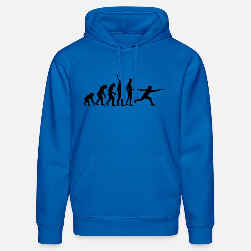 evolution_fechter_b - Stanley/Stella Unisex Bio-Hoodie DRUMMER  - Königsblau