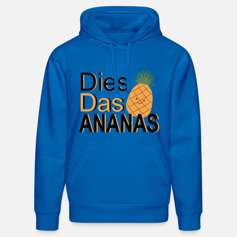 C’est l’ananas – Jeu de mots - Sweat à capuche bio DRUMMER Stanley/Stella Unisexe - bleu roi
