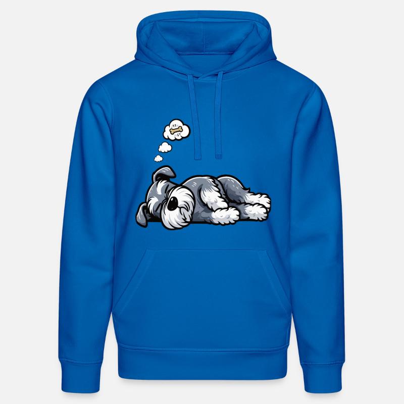 Schnauzer géant Schnauzer Propriétaire de Schnauzer - Sweat à capuche bio DRUMMER Stanley/Stella Unisexe - bleu roi