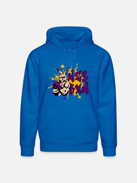 NZS BXN Graffiti – Antifaschistisches Statement - Stanley/Stella Unisex Bio-Hoodie DRUMMER  - Königsblau