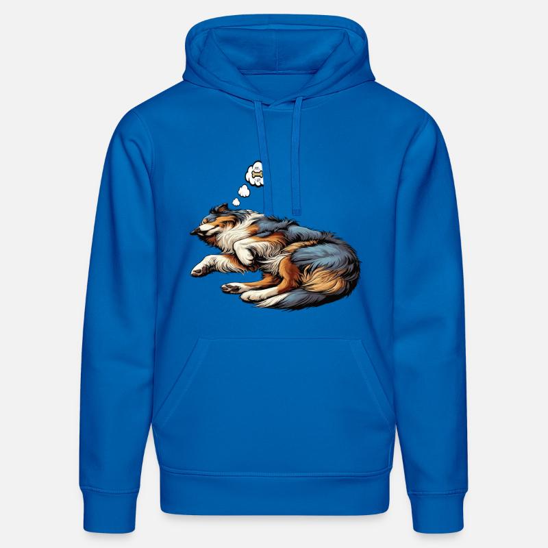 Australian Shepherd Aussie Aussiebesitzer Aussies - Stanley/Stella Unisex Bio-Hoodie DRUMMER  - Königsblau