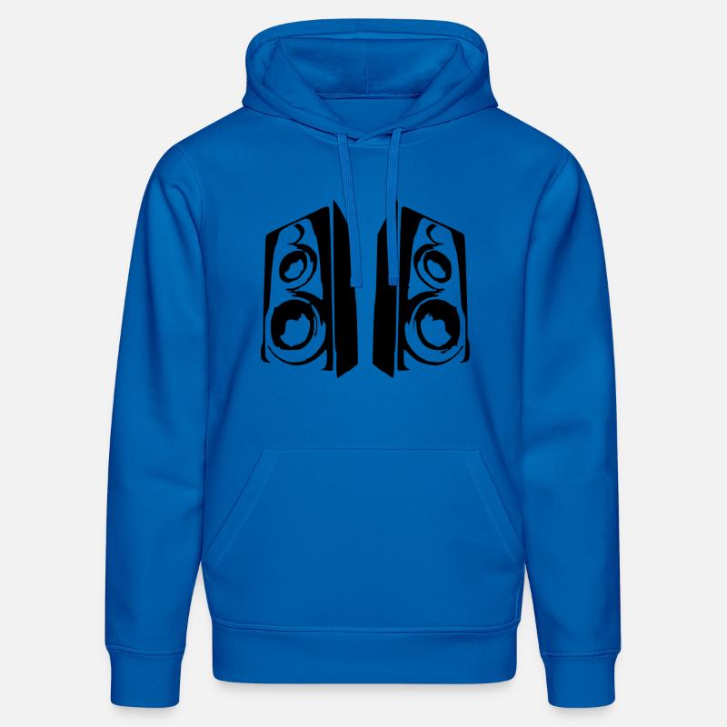 système de son juke-box - Sweat à capuche bio DRUMMER Stanley/Stella Unisexe - bleu roi