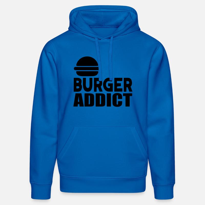 hamburger - Sweat à capuche bio DRUMMER Stanley/Stella Unisexe - bleu roi