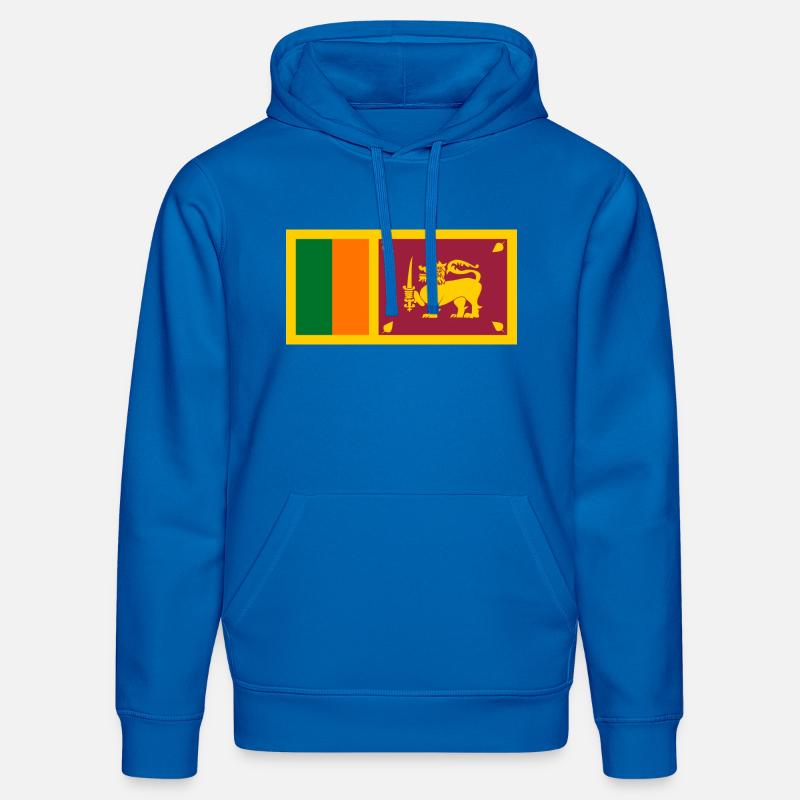 Drapeau du Sri Lanka - Sweat à capuche bio DRUMMER Stanley/Stella Unisexe - bleu roi