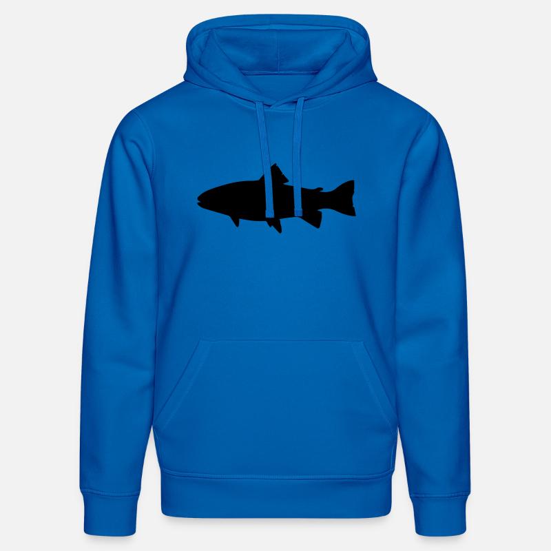 poisson - Sweat à capuche bio DRUMMER Stanley/Stella Unisexe - bleu roi