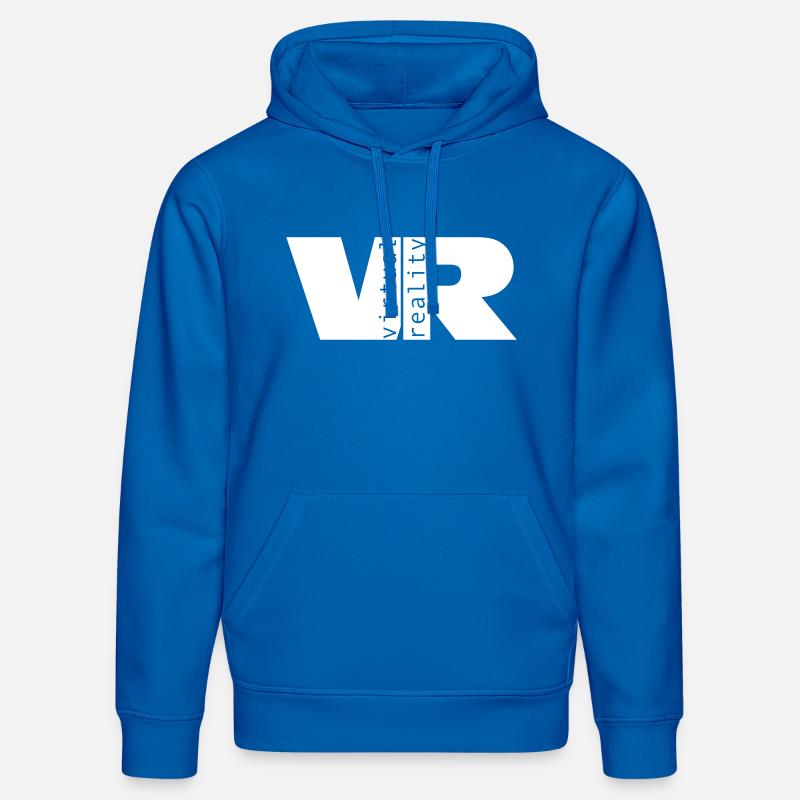 Réalité virtuelle - Sweat à capuche bio DRUMMER Stanley/Stella Unisexe - bleu roi