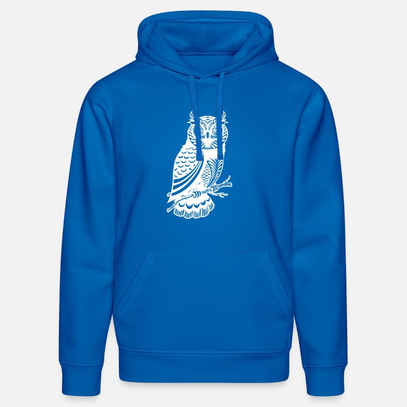 Hübsche Eule - Stanley/Stella Unisex Bio-Hoodie DRUMMER  - Königsblau