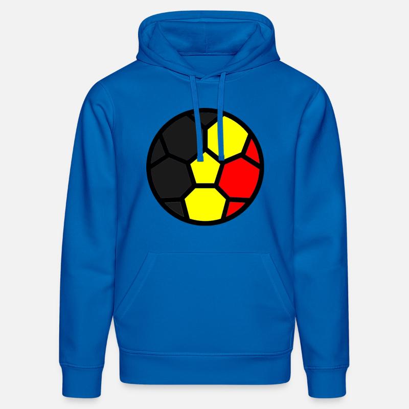  Drapeau Belgique Coupe du monde - Sweat à capuche bio DRUMMER Stanley/Stella Unisexe - bleu roi