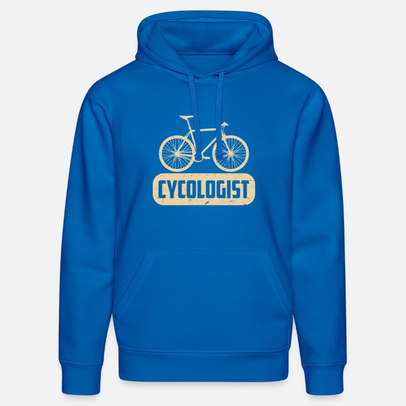Cycologist - Sweat à capuche bio DRUMMER Stanley/Stella Unisexe - bleu roi