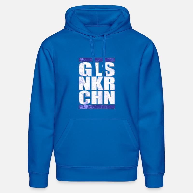 GLSNKRCHN Gelsenkirchen Schalke idée cadeau - Sweat à capuche bio DRUMMER Stanley/Stella Unisexe - bleu roi