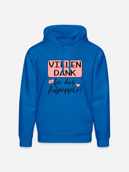 GUTE BESSERUNG - AUFPÄPPELN - Stanley/Stella Unisex Bio-Hoodie DRUMMER  - Königsblau