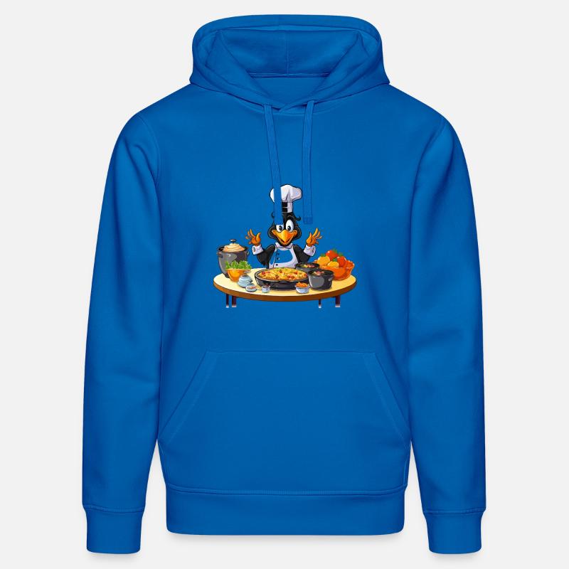 Kitchen Duck Chef Design - Sweat à capuche bio DRUMMER Stanley/Stella Unisexe - bleu roi