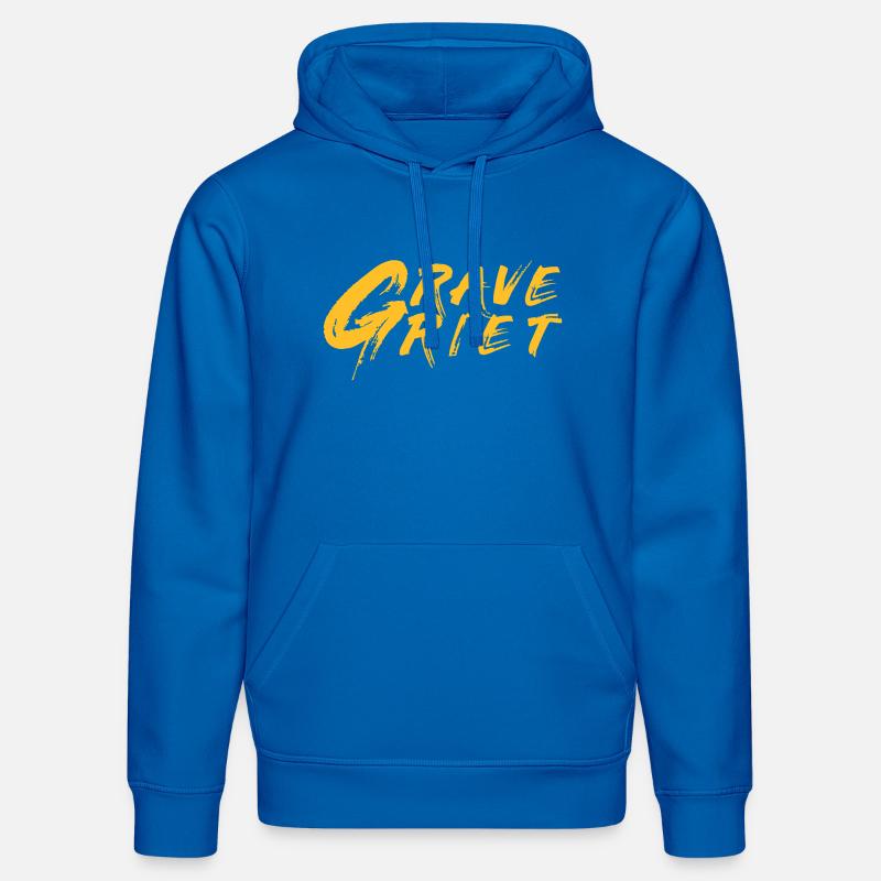 Grave Griet - Dialecte anversois - Sweat à capuche bio DRUMMER Stanley/Stella Unisexe - bleu roi