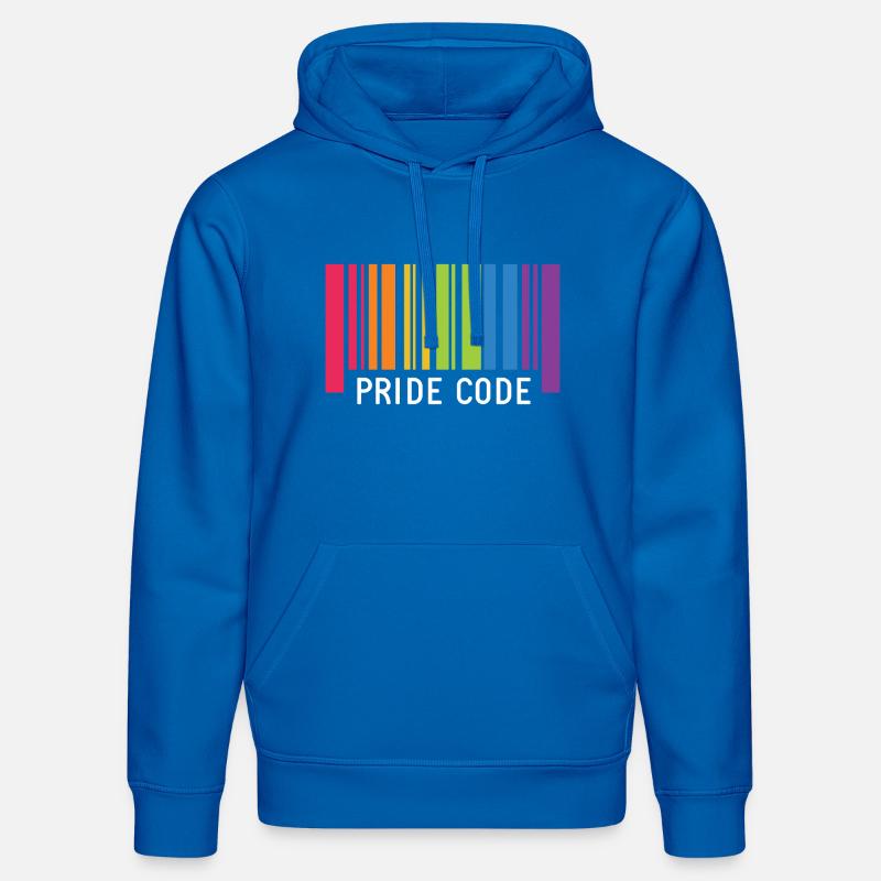 LGBT Pride Month - Pride Code - Stanley/Stella DRUMMER Unisex Organic Hoodie - royal blue