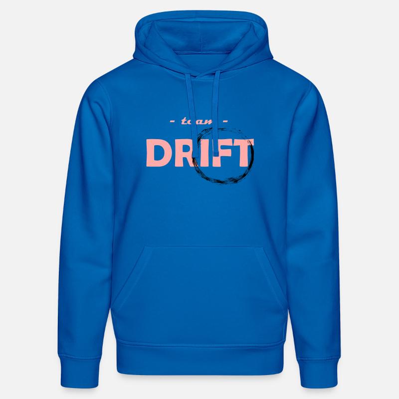 team drift rose - Sweat à capuche bio DRUMMER Stanley/Stella Unisexe - bleu roi
