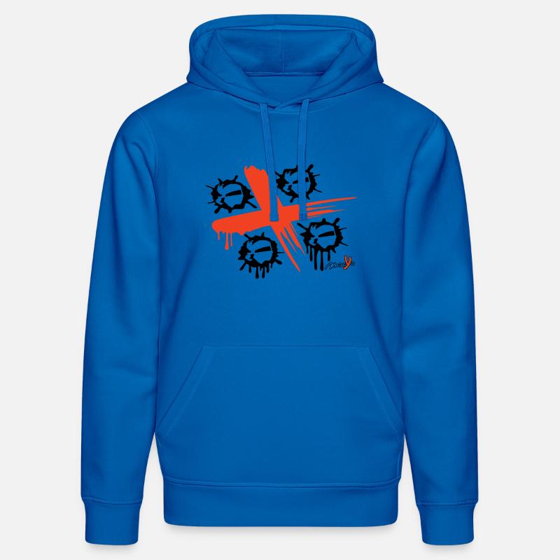 4 Spray Mori - Sweat à capuche bio DRUMMER Stanley/Stella Unisexe - bleu roi