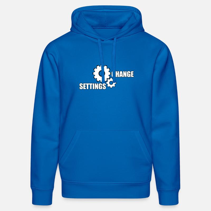 MODIFIER LES PARAMÈTRES - Sweat à capuche bio DRUMMER Stanley/Stella Unisexe - bleu roi