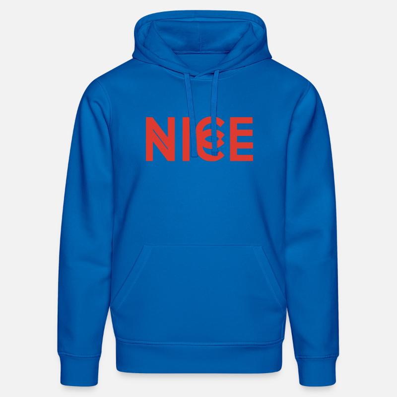 Nice Nice - Sweat à capuche bio DRUMMER Stanley/Stella Unisexe - bleu roi