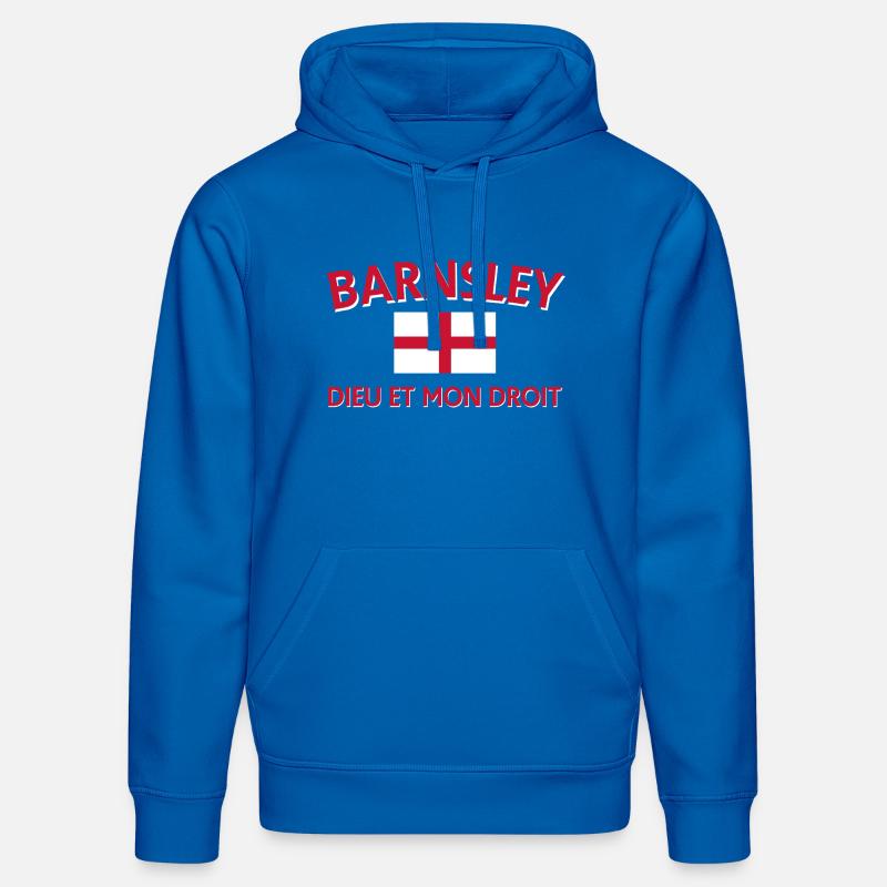 Emblème de Barnsley drapeau de l’Angleterre - Sweat à capuche bio DRUMMER Stanley/Stella Unisexe - bleu roi