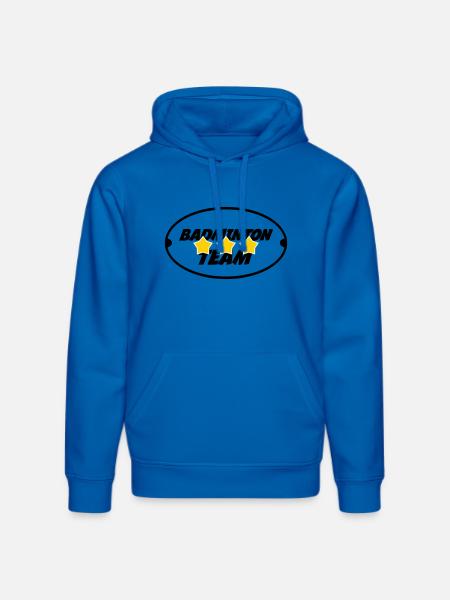 Badminton Team - Stanley/Stella DRUMMER Unisex Organic Hoodie - royal blue