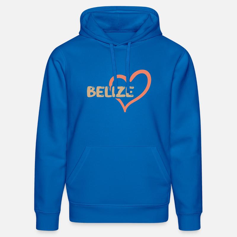 Belize sous le nom de Belize - Sweat à capuche bio DRUMMER Stanley/Stella Unisexe - bleu roi