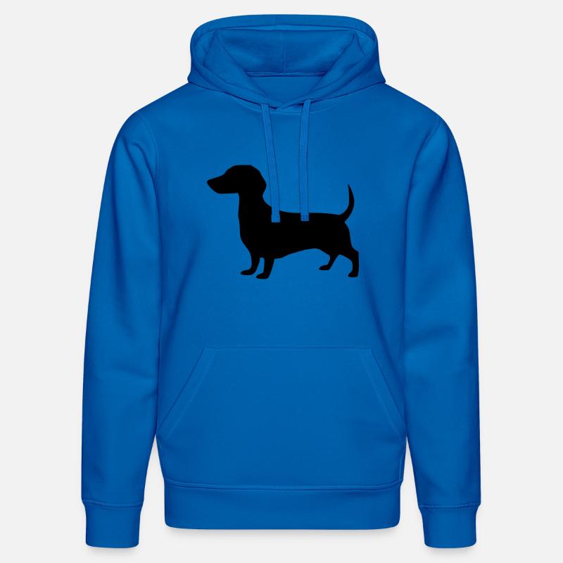 Dachshund Chien Cadeau Amant du teckel - Sweat à capuche bio DRUMMER Stanley/Stella Unisexe - bleu roi