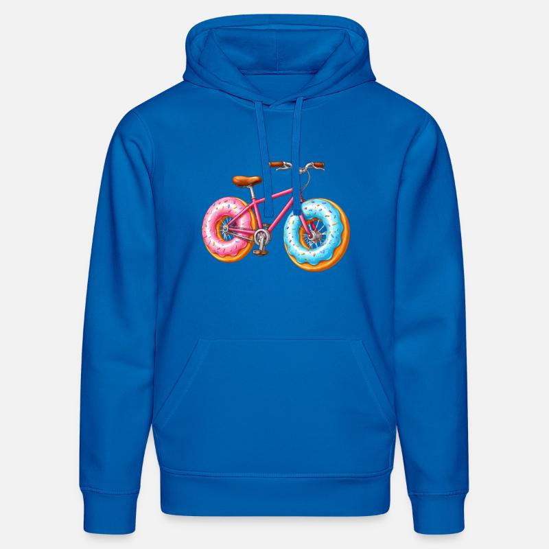 Vélo Donut – Conception de Vélo Mignon - Sweat à capuche bio DRUMMER Stanley/Stella Unisexe - bleu roi