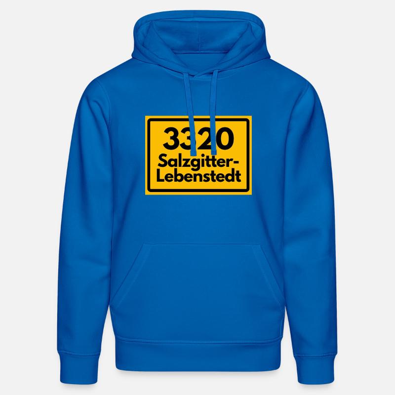 OLD POSTCODE POSTCODE RETRO 3320 SALZGITTER - Stanley/Stella DRUMMER Unisex Organic Hoodie - royal blue