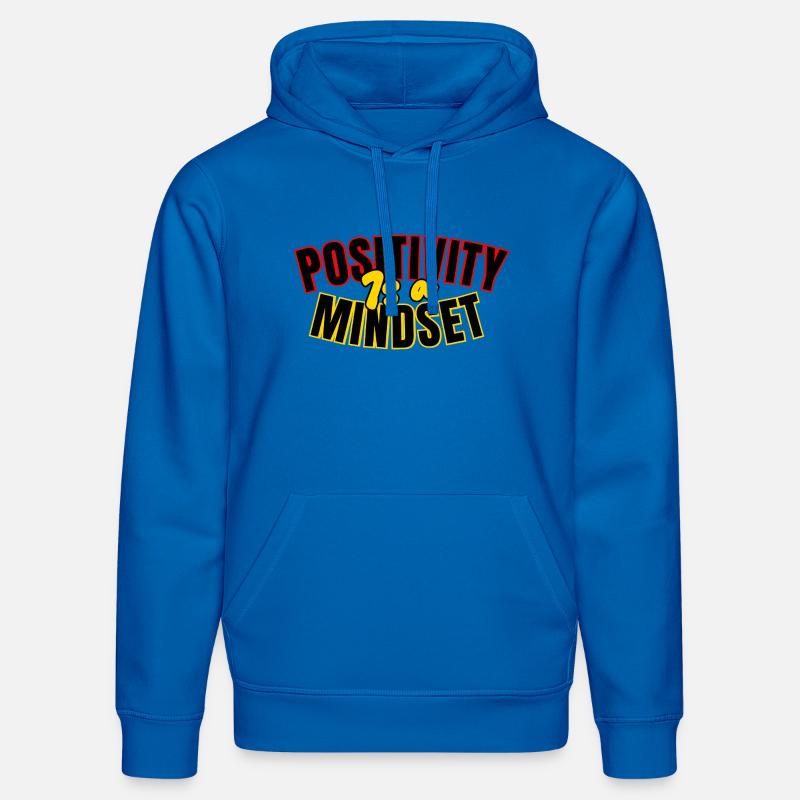 Positivité: mindset - Sweat à capuche bio DRUMMER Stanley/Stella Unisexe - bleu roi
