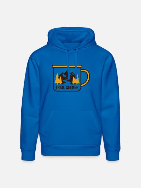 Berge Tasse Wander Logo - Stanley/Stella Unisex Bio-Hoodie DRUMMER  - Königsblau