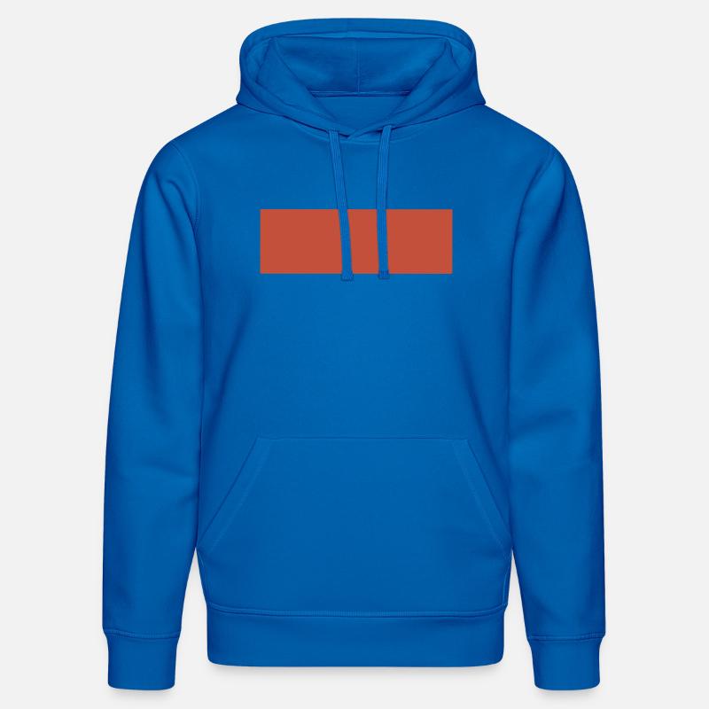 Motif abstrait de tons de terre - Sweat à capuche bio DRUMMER Stanley/Stella Unisexe - bleu roi
