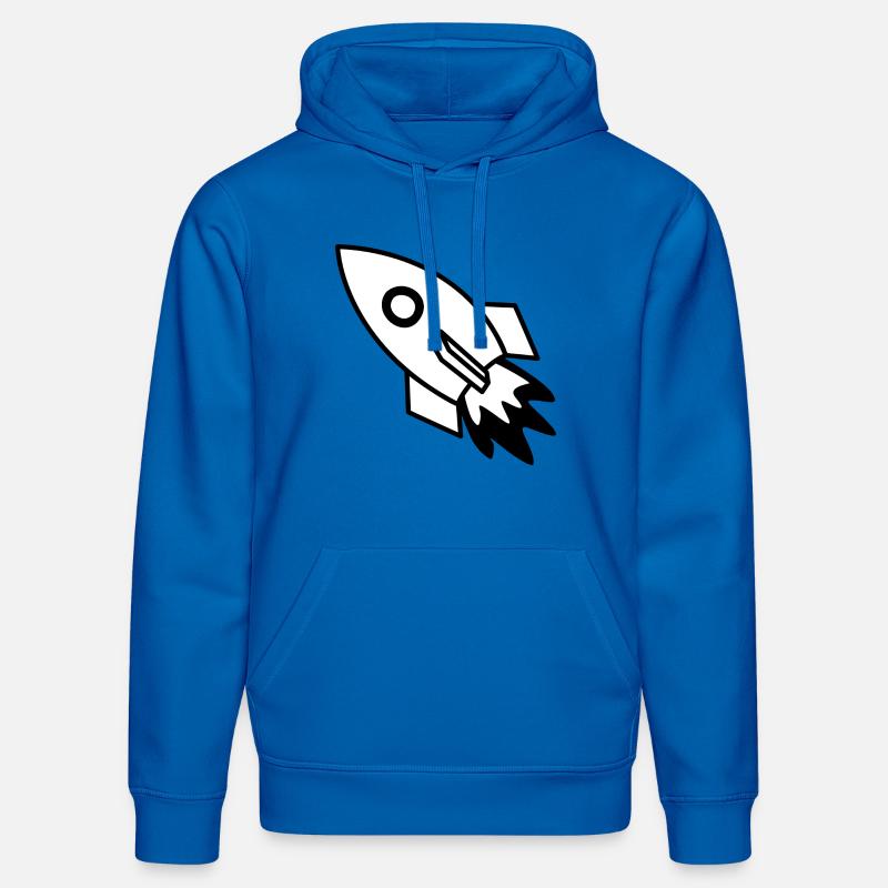 fusée - Sweat à capuche bio DRUMMER Stanley/Stella Unisexe - bleu roi