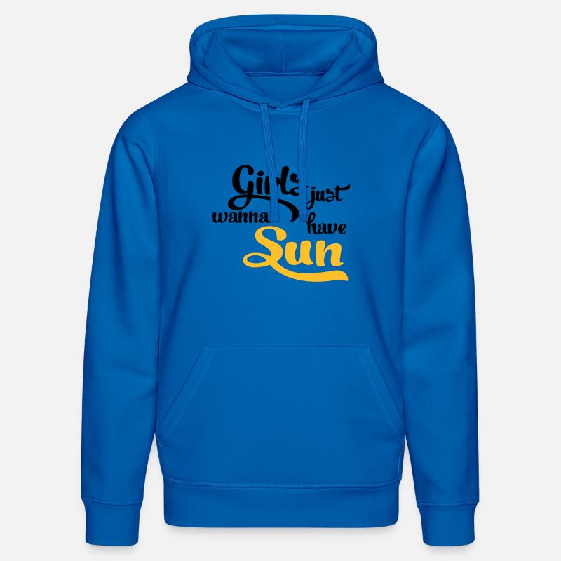 Soleil - Sweat à capuche bio DRUMMER Stanley/Stella Unisexe - bleu roi