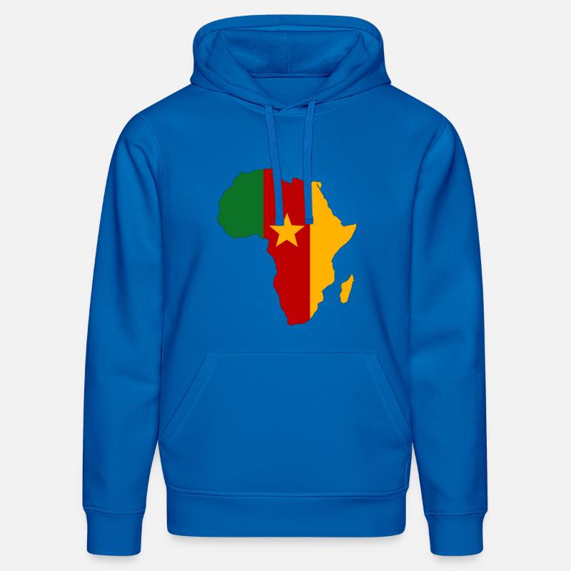 Drapeau du Sénégal Afrique - Sweat à capuche bio DRUMMER Stanley/Stella Unisexe - bleu roi