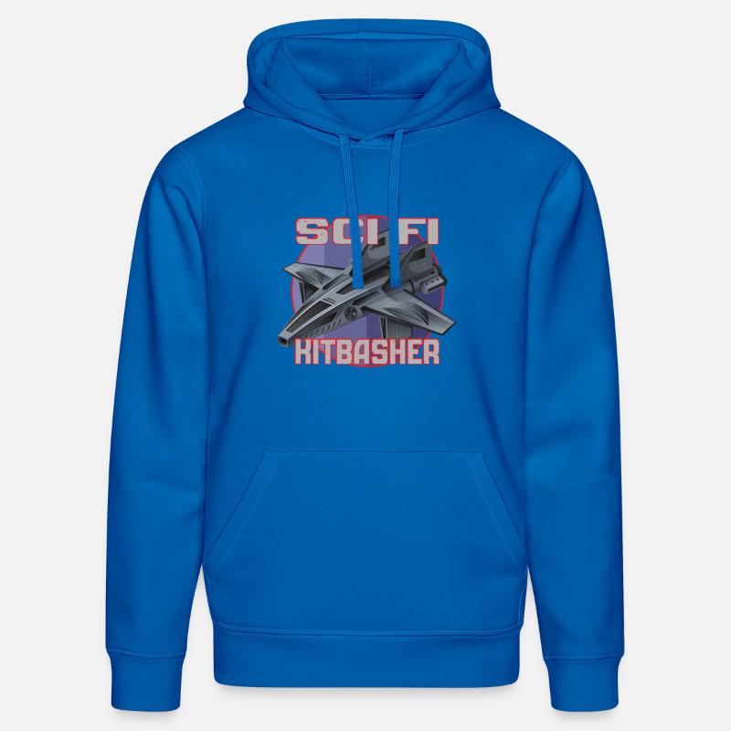 Conception de jet SciFi Kitbasher - Sweat à capuche bio DRUMMER Stanley/Stella Unisexe - bleu roi