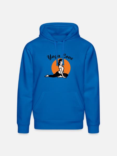 Yoga Love - Stanley/Stella Unisex Bio-Hoodie DRUMMER  - Königsblau