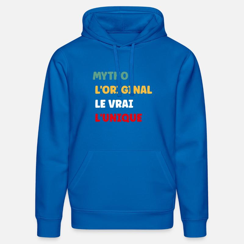 Mytho Original Unique Tee - Sweat à capuche bio DRUMMER Stanley/Stella Unisexe - bleu roi