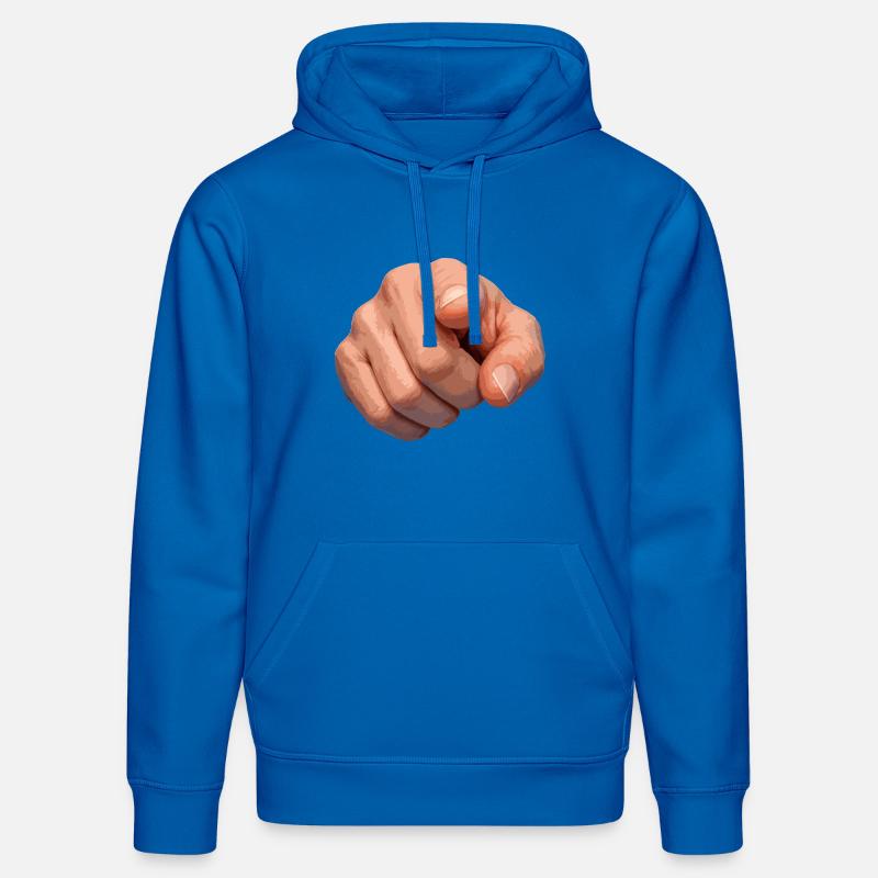 Illustration de l’indice pointé - Sweat à capuche bio DRUMMER Stanley/Stella Unisexe - bleu roi