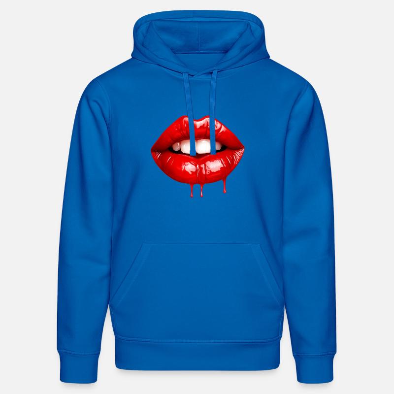 Lipps, Design #2 - Sweat à capuche bio DRUMMER Stanley/Stella Unisexe - bleu roi