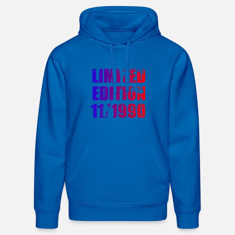 35e anniversaire Edition Limitée 11/1990 - Sweat à capuche bio DRUMMER Stanley/Stella Unisexe - bleu roi