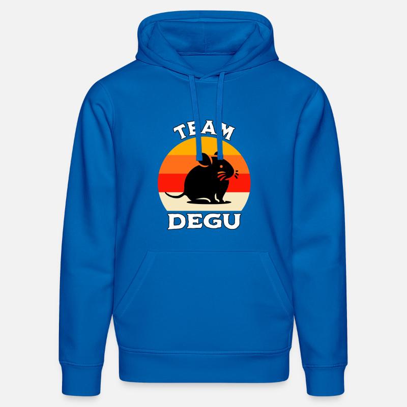Team Degu - Sweat à capuche bio DRUMMER Stanley/Stella Unisexe - bleu roi