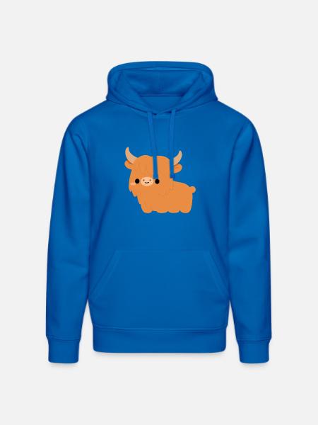 Hochland-Kuh - Stanley/Stella Unisex Bio-Hoodie DRUMMER  - Königsblau