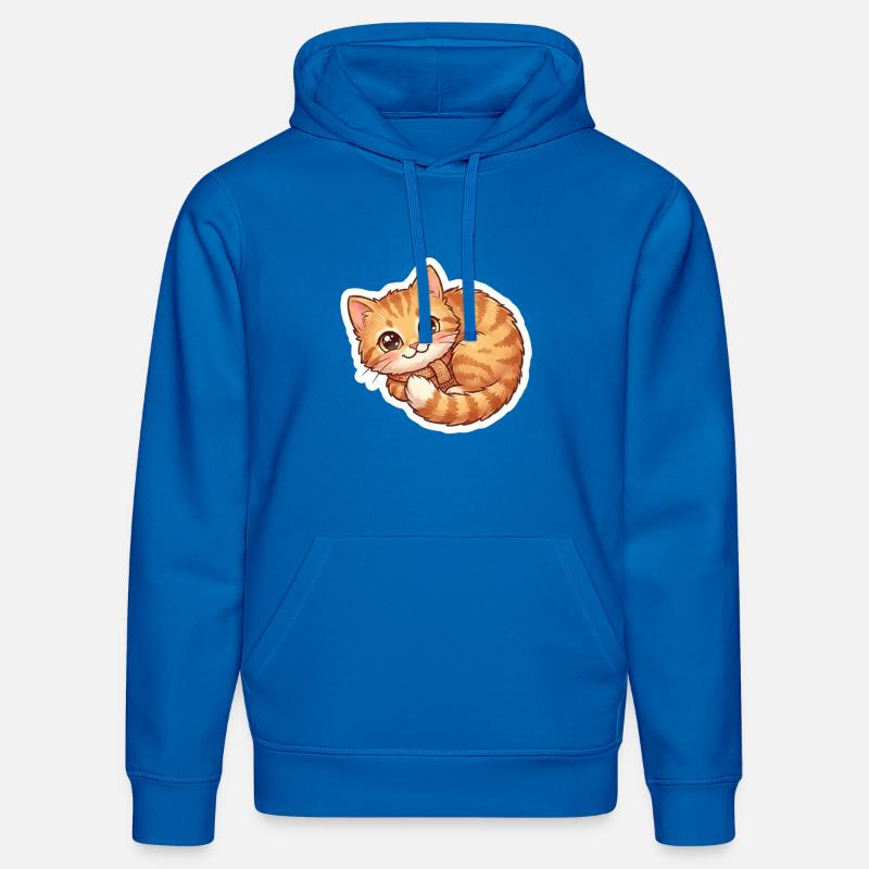 Écharpe douillette orange pour chat - Sweat à capuche bio DRUMMER Stanley/Stella Unisexe - bleu roi
