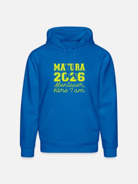 Matura 2026 Spruch - Stanley/Stella DRUMMER Unisex Organic Hoodie - royal blue