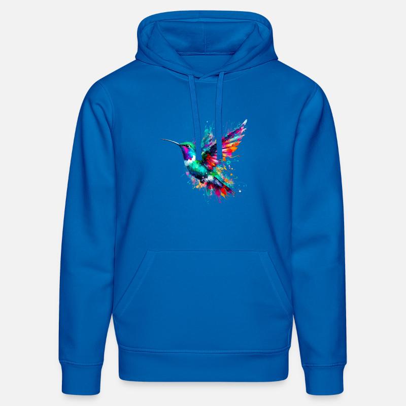 Colibri - Sweat à capuche bio DRUMMER Stanley/Stella Unisexe - bleu roi