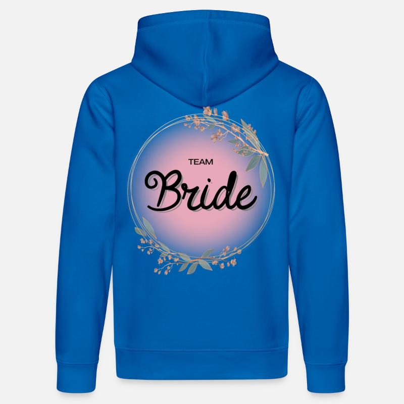 Équipe Bride4 - Sweat à capuche bio DRUMMER Stanley/Stella Unisexe - bleu roi