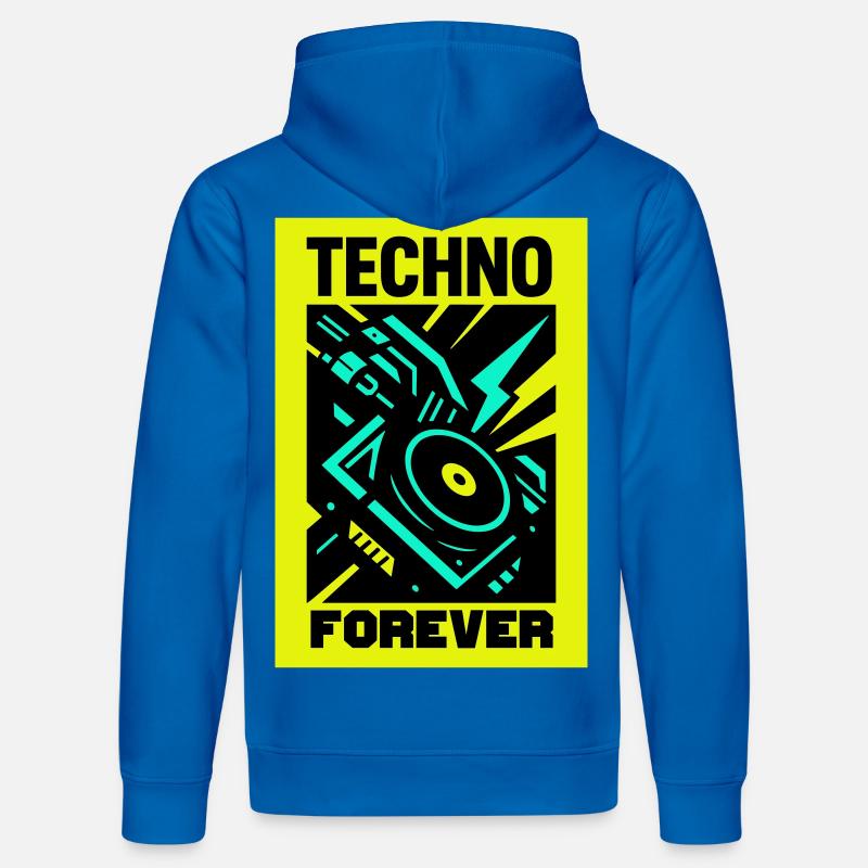 Techno Forever - Stanley/Stella Unisex Bio-Hoodie DRUMMER  - Königsblau