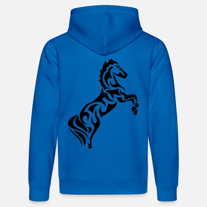 Pferd Pferd Tribal1 - Stanley/Stella Unisex Bio-Hoodie DRUMMER  - Königsblau